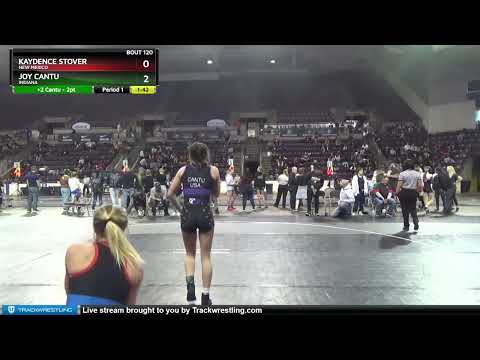 106 Lbs Champ. Round 1 - Joy Cantu, Indiana Vs Kaydence Stover, New Mexico 7c86