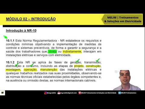 Segurança do trabalho | Resumo NR 10