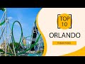 Top 10 Best Theme Parks to Visit in Orlando, Florida  | USA - English