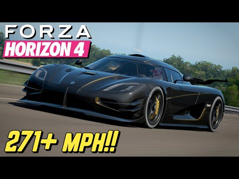 FORZA HORIZON 4 : 271+ MPH Koenigsegg One:1 Setup!!