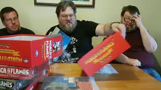 Cards and Boards World in Flames Unboxing