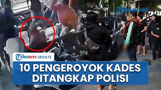 Polisi Tangkap 10 Pelaku Pengereyokan & Pembacokan Kades Pakel Lumajang, Terancam 7 Tahun Bui