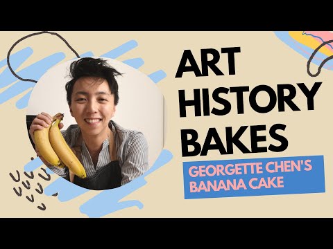 Art History Bakes: Banana Cake x Georgette Chen (1953)