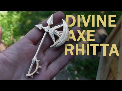 Carving a Mini Axe | Divine Axe Rhitta
