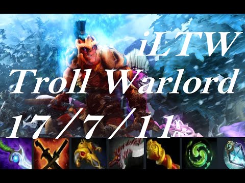 iLTW Troll Warlord vs Legion Commander, Techies - - dota2