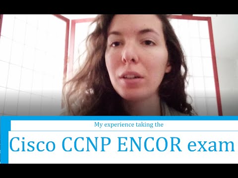 Cisco CCNP ENCOR exam - my experience
