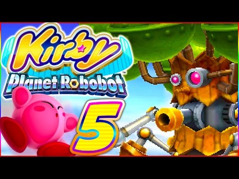 KIRBY PLANET ROBOBOT Part 5 Boss: Cyber-Whispy-Woods , Bomben statt Äpfel? [Deutsch/60FPS/HD]