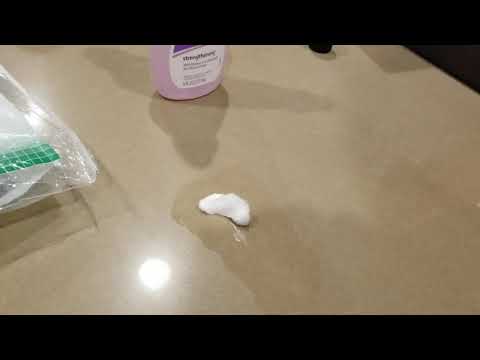 How to remove super glue from a quartz countertop - YouTube