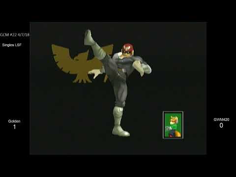 GCM 22 SSBM - Golden (C. Falcon) vs. GWM420 (Fox) - Melee LSF