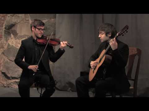 Duo KeMi plays Schubert: Sonata in D Major, D 384 - I. Allegro molto (arr. M Bergström)