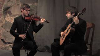 Duo KeMi plays Schubert: Sonata in D Major, D 384 - I. Allegro molto (arr. M Bergström)