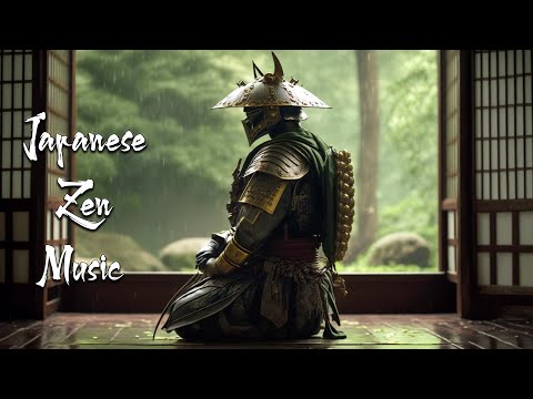 Japanese Flute to Serenity on a Rainy Day - Japanese Zen Music For Soothing, Meditation, Healing