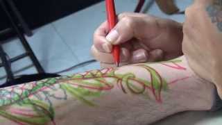Tattoo Irezumi 刺青・文身 Japanese tattoo how to draw a carp fish (koi)