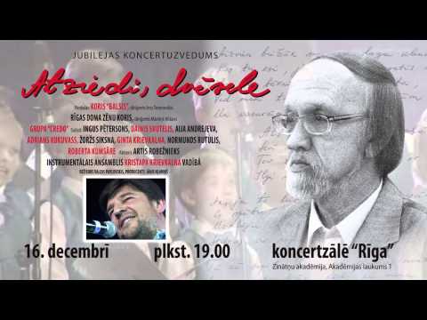 Leona Brieža jubilejas koncertuzveduma "Atziedi,dvēsele" TV reklāma