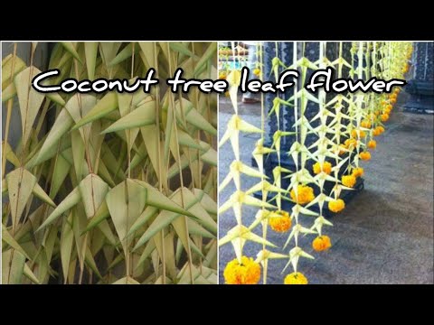 "Festive Palm Flower & Coconut Leaf Decor | Traditional South Indian Style Tutorial"