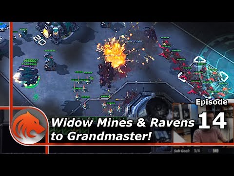 StarCraft 2: *ALMOST* Grandmaster With Widow Mines & Ravens!