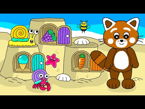 Pukkins och dom tokiga knaskrypen - Lek och lär dig färger - Lek med oss