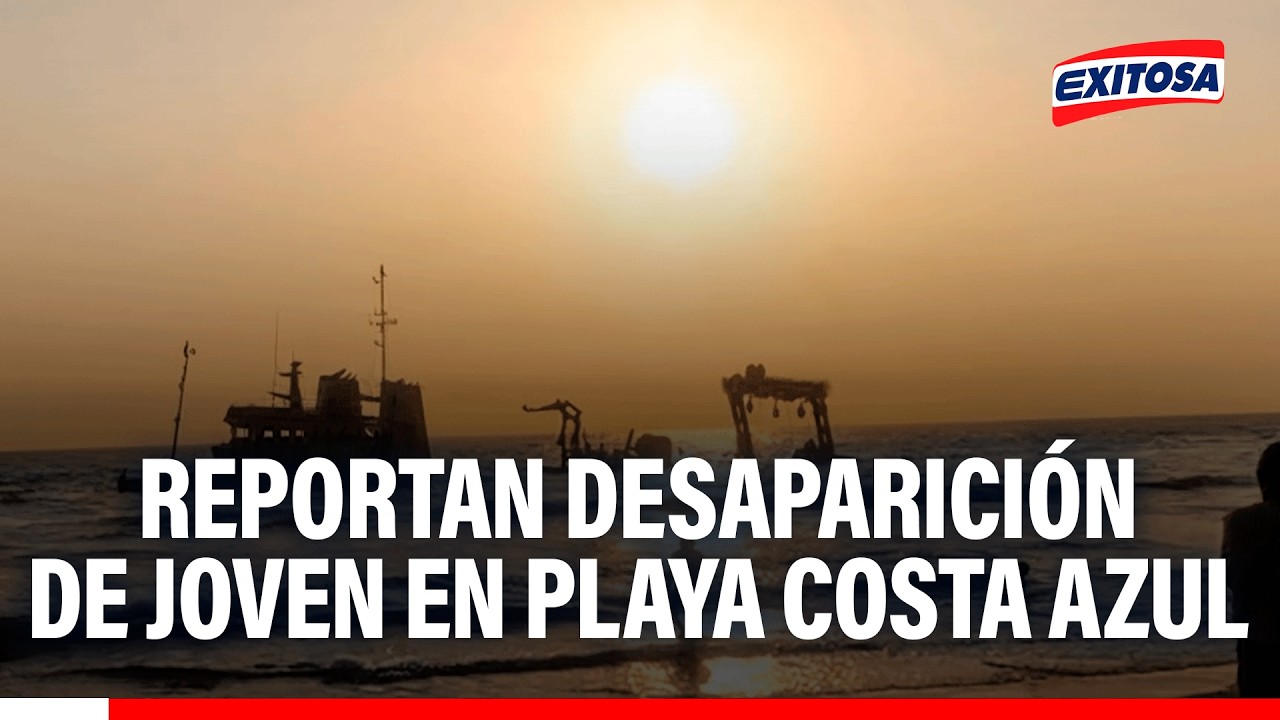 🔴🔵 Un helicóptero llegó hasta la playa para iniciar la búsqueda, sin tener éxito