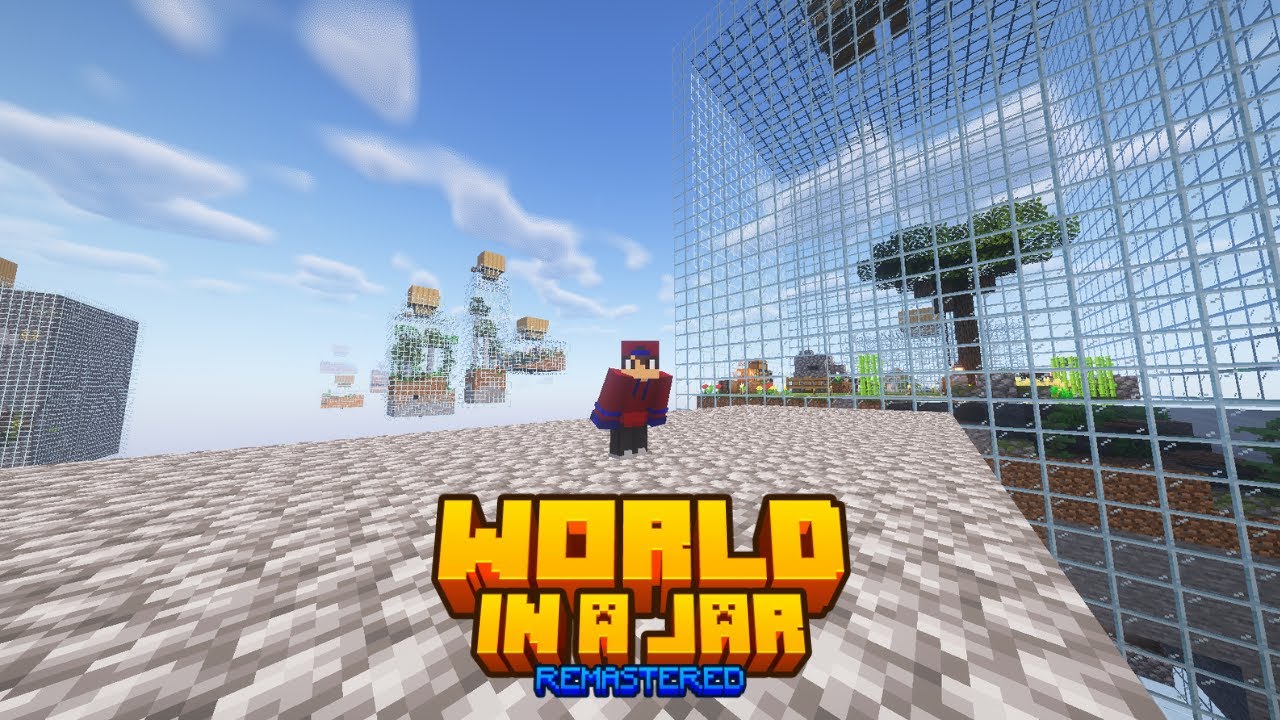 SALIMOS A EXPLORAR | WORLD IN A JAR #2 | MINECRAFT