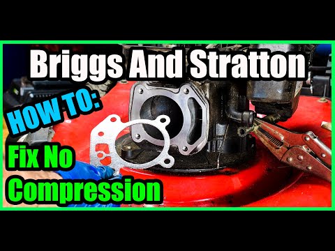 How to Fix This Briggs And Stratton Engine With No Compression [EX 550]