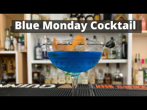 Blue Monday Cocktail!