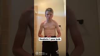 Realistic 1 year bulk at 14 years old