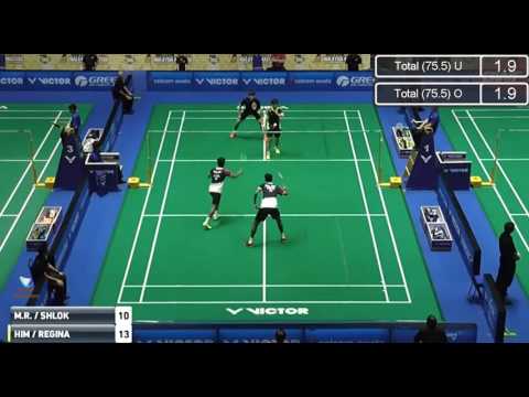 2017 Malaysia Masters R16 MD Arjun M R  SHLOK vs LAW Cheuk Him Reginald