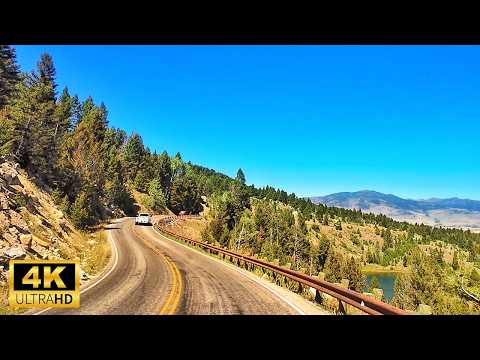 Yellowstone's MOST BREATHTAKING Drive EVER - 4K Driving Adventure - Part 1