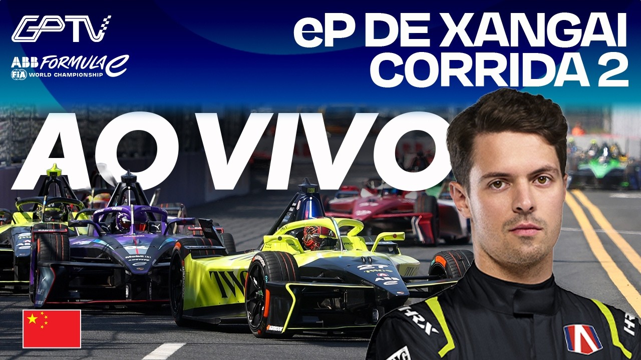 🔴AO VIVO: FÓRMULA E 2026 | CORRIDA 2 eP DE XANGAI COM IMAGENS E DRUGOVICH | 13ª ETAPA