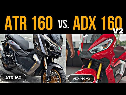 ATR 160 vs. ADX 160 V2 / Battle of The adventure Scooter 2024 / Bristol Motorcycle
