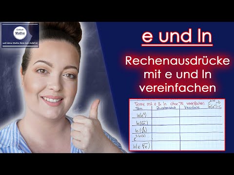 Rechenausdrücke mit e und ln vereinfachen by einfach mathe!