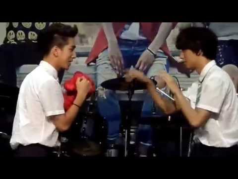 140724 홍대 팬사인회 B1A4 복싱하는 바로 공찬ㅋㅋㅋㅋ