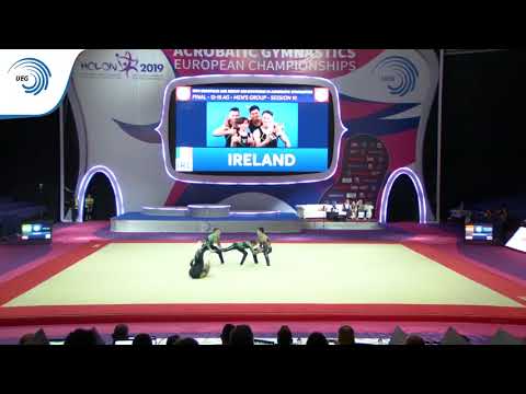 Men's group Ireland - 2019 European Age Group Competitions, 12 - 18 final