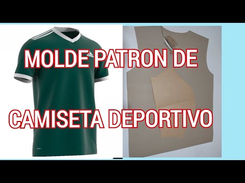molde de camiseta deportiva