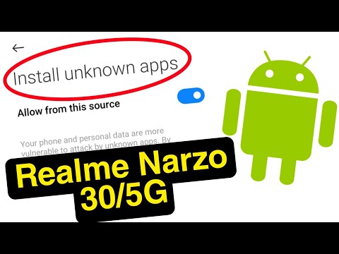 How to Disable Unknown Sources on Realme Narzo 30 | Realme Narzo 30 5g Unknown Sources Settings