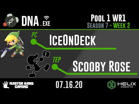 DNA.EXE S7:W2 - PC | IceOnDeck (Toon Link) vs TEP | Scooby Rose (Game & Watch) - Pool 2 WR2