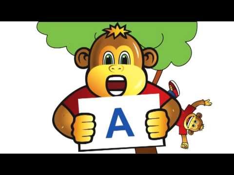 Speech therapy for toddlers to learn alphabet and more using the monkey song from kidscantalk.com