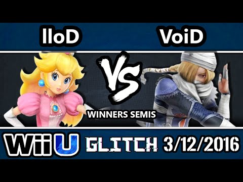 Glitch Customs - 2GG | VoiD (Sheik) Vs. VGz | lloD (Peach) SSB4 Winners Semis - Smash Wii U