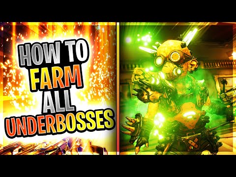 Borderlands 3 │ How to FARM All 6 Underbosses in Revenge of the Cartels