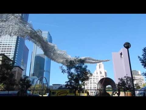 Liquid Shard art installation @ Pershing Square Downtown L.A.  2 of 3  Aug. 7, 2016