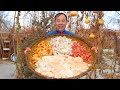 World Worst Combination Makes The Best Food Fish Bubbles And Pig Intestines Uncle Rural Gourmet