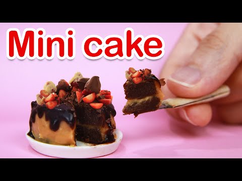 How To Make Mini Chocolate Cake - Miniature Kitchen