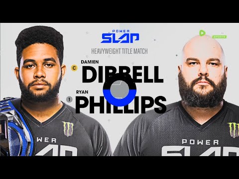 Power Slap 7: Damien Dibbell vs Ryan Phillips Full Match l Heavyweight Championship