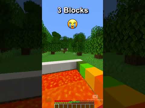 Minecraft 1 Block vs 5 Blocks Jumps 😰😰😰