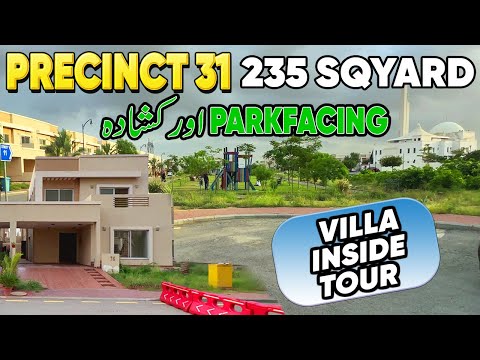 Precinct 31 235 Sqyard Bahria Homes Inside Tour || Parkfacing & Semi Corner || Bahria Town Karachi