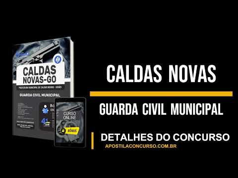 Apostila Concurso GCM Caldas Novas GO 2026