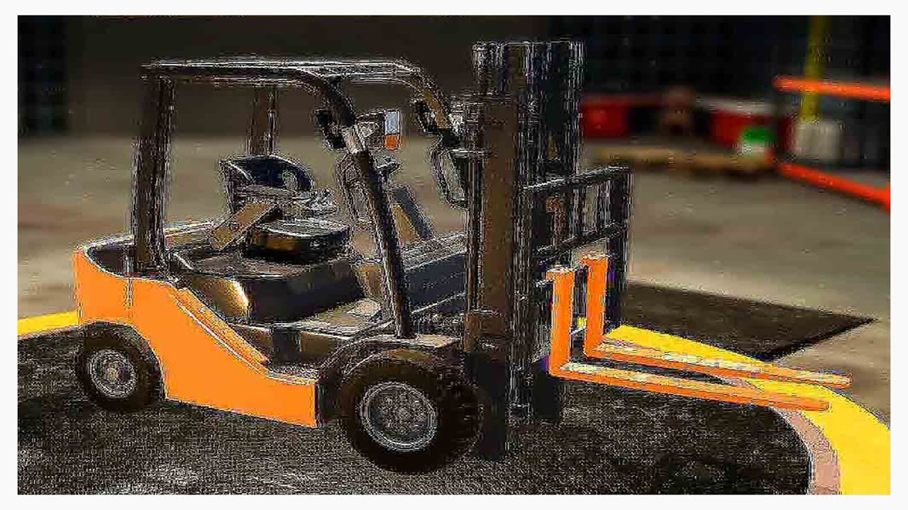 I played a Forklift Simulator