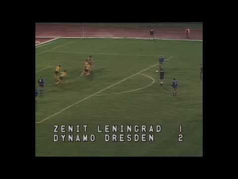 1981. Zenit (Leningrad) - Dynamo (Drezden) - 1:2. Zenit's first match in European competition!