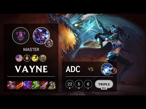 Vayne ADC vs Xerath - NA Master Patch 11.24b