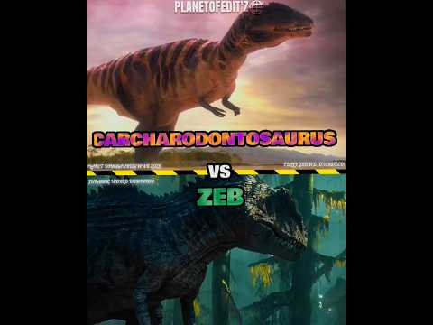 Giganotosaurus vs Carcharodontosaurus#vs#jurassicworld#animals#shorts#battle#1v1#dinosaur#dino#edit